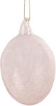 Clayre & Eef Set 6 oua decorative Paste sticla roz 6x10 cm (6GL4447)
