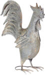 Clayre & Eef Figurina Cocos fier gri 30x14x40 cm (6Y5611)
