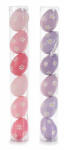 Decorer Set 12 oua decorative din plastic multicolor 60A 4x6 cm (A54.43.60Adeco)