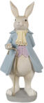 Clayre & Eef Figurina Iepuras Paste Boy polirasina multicolora 12x9x26 cm (6PR4015)