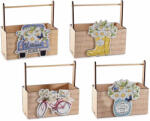 Decorer Set 4 cosuri lemn multicolor 20x11x10 cm (A51.55.30)