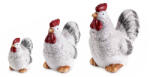 Decorer Set 3 figurine Gaini 13x7.5x13 cm, 11x6.5x10.5 cm, 6.5x5.5x7 cm (A70.03.71)