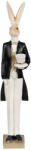 Clayre & Eef Figurina Iepuras Paste Boy polirasina 7x6x32 cm (6PR4002)