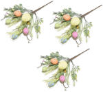 Decorer Set 3 crengute artificiale decorate cu oua 31 cm (A59.01.61)