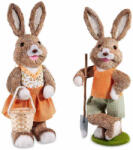 Decorer Set 2 figurine Iepurasi Paste 18.5x14x43 cm (A58.09.36)