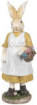 Clayre & Eef Figurina Iepuras Paste Girl polirasina multicolora 14x11x38 cm (6PR4034)