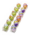 Decorer Set 12 oua decorative din plastic multicolor 22B 5x6 cm (A54.27.22Bdeco)