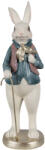 Clayre & Eef Figurina Iepuras Paste polirasina 12x10x32 cm (6PR4055)