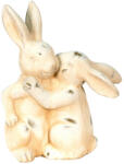 Clayre & Eef Figurine Iepurasi ceramica bej 20x10x25 cm (6CE1485)