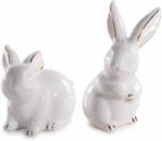 Decorer Set 2 figurine Iepurasi Paste portelan 5.5x5x8 cm (A72.14.01)