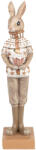 Clayre & Eef Figurina Iepuras Boy Paste polirasina 7x7x28 cm (6PR5000)