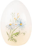 Clayre & Eef Ou decorativ Paste ceramica alb albastra 10x10x14 cm (6TE0464)