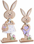 Decorer Set 2 figurine Iepurasi Paste 12x5x31 cm, 10x5x25 cm (A51.51.94)