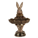 Clayre & Eef Decoratiune Iepuras Paste polirasina 11x9x15 cm (6PR5014)