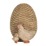Clayre & Eef Ou decorativ Paste polirasina 9x8x10 cm (6PR5026)