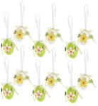 Decorer Set 12 oua decorative din plastic 76F 3x4 cm (A54.43.76F)