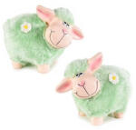 Decorer Set 2 figurine Oite din ceramica si textil verde 15x9x14 cm (A70.03.39B)