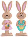 Decorer Set 2 figurine Iepurasi Paste 13x5x38 cm (A56.47.15)