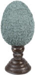 Clayre & Eef Ou decorativ Paste polirasina maro albastru 16x34 cm (6PR5155)