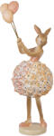 Clayre & Eef Figurina Iepuras Paste polirasina bej maro 11x7x27 cm (6PR4417)