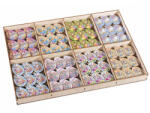 Decorer Set 72 decoratiuni Paste lemn cu clips 3x4.5 cm (A51.57.79)