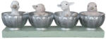 Clayre & Eef Figurine animale si pasari din polirasina 26x6x9 cm (6PR1053)