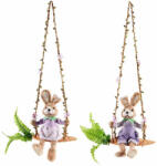 Decorer Set 2 figurine Iepurasi Paste 30x15x65 cm (A56.46.67)