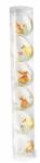 Decorer Set 6 oua decorative plastic suspendabile alb ratusca iepuras 4x6 cm (A54.35.49Adeco)