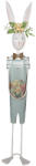 Clayre & Eef Figurina Iepuras Paste metal 17x12x88 cm (5Y1216)