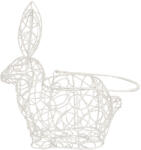 Clayre & Eef Cos Iepuras metal alb 20x12x24 cm (6Y4659W)