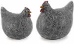 Decorer Set 2 figurine Gaini polirasina multicolora 19.5x14.5x16.5 cm, 15.5x11.5x14 cm (A55.38.07)