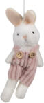 Clayre & Eef Set 3 figurine Iepurasi textil 6x4x14 cm (65348)