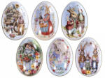 Decorer Set 6 oua Paste metal multicolor 8.5x9x12.5 cm (A53.32.72)