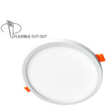 2R Led Panou LED Capri Multi 15W, 4000-4200K cu Diametrul de Montaj Reglabil (16243-)