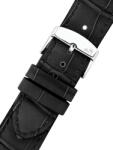 Morellato Curea din piele Morellato Ustica 6081E32.019 M, negru 24 mm