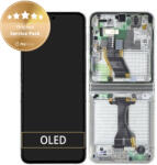 Samsung Galaxy Z Flip 5 F731B - Ecran LCD + Sticlă Tactilă + Ramă (Cream) - GH82-31827B Genuine Service Pack, Cream