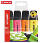 STABILO Szövegkiemelő, STABILO BOSS Original, 2-5 mm, 4db-os készlet (SZKSBO4KLT)