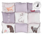 TRIXIE Patchwork Cat Cushion - pecsvörk párna (szürke) macskák részére (45x55cm) (_028-37074)