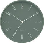 Karlsson Ceas de perete Regal Numbers verde pădure (KA5988GR)