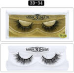 MoonbasaNails 3D természetes szempilla 1 pár 3D-34 Natural black