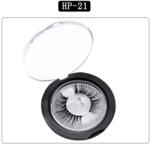 MoonbasaNails 3D természetes szempilla 1 pár HP-21 Natural black