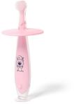 BabyOno Periuta de dinti BabyOno Safe cu dop 6m+ roz (55101)