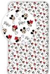 Otthonkomfort Disney Mickey és Minnie egér Párizs gyerek pamut lepedő