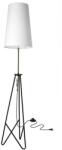 Candellux Állólámpa TAFLO 1xE27/60W/230V fehér/fekete/arany CA0680 (CA0680)