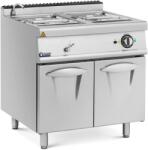 Royal Catering Bain marie - 6000 W - 2 x GN 1/2 - 2 x GN 1/3 - vízcsap - alapszekrény (80 x 73 cm) - Royal Catering (RCEBM-80/700C)