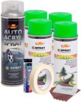 Arts and Crafts Kit complet reparatie si vopsire jante culoare Verde Fluorescent, V4 (AVX-KVJ-VFV4)