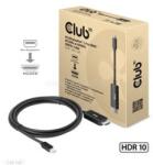 Club 3D Átalakító - CAC-1187 (MiniDP 1.4 to HDMI 4K120Hz / 8K60Hz HDR10+, 1.8m) (CAC-1187) (CAC-1187)