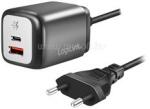 LogiLink Kettős USB-csatlakozós adapter, GaN, 1x USB-A, 1x USB-C, 30 W, rögzített kábel (LOGILINK_PA0314) (LOGILINK_PA0314)