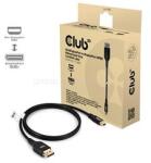 Club 3D Kábel - CAC-1116 (MiniDP to DP, DP80, Bidirekcionális, VESA, 4K240Hz, 8K60Hz, 10K60Hz, 1m) (CAC-1116) (CAC-1116)