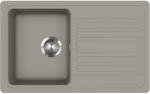 Evido HOME 45 S gránit mosogató, 765 x 460 mm, platina (442065) - trikolor